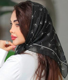 مینی اسکارف نخی طرح قاصدک